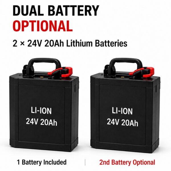Electric Pallet Jack 3,300 lbs – 24V 20Ah Lithium Battery Powered Pallet Truck, F4